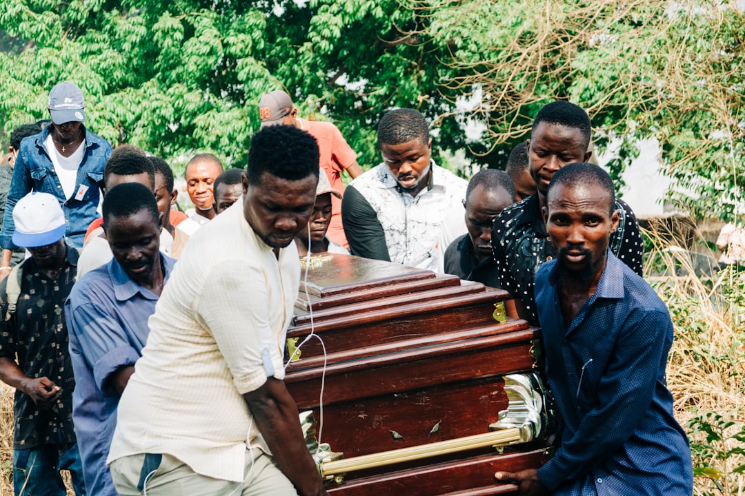 Photo funeral program